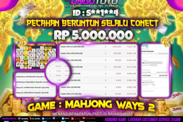 UNGUTOTO | Modal Receh Bisa Wd Bener Bener Ni Ungutoto Situs Slot Gacor Terpercaya Aman Lagi