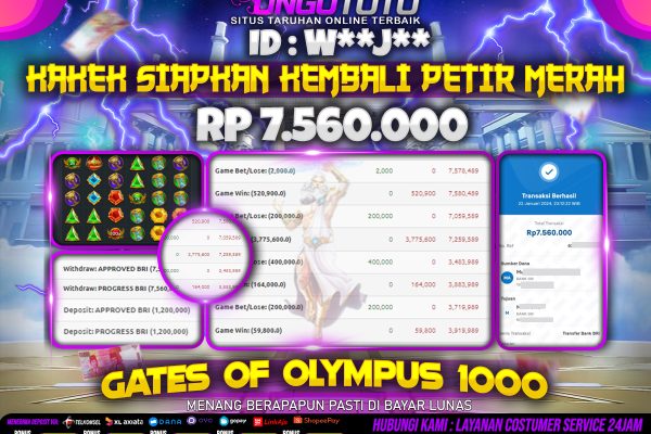 BUKTI WD | Gak Di Sangka Sangka Seminggu Main Udah 5 Kali Wd Di Ungutoto