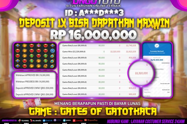 UNGUTOTO | JAMINAN CUAN MAIN DI GATES OF GATOTKACA
