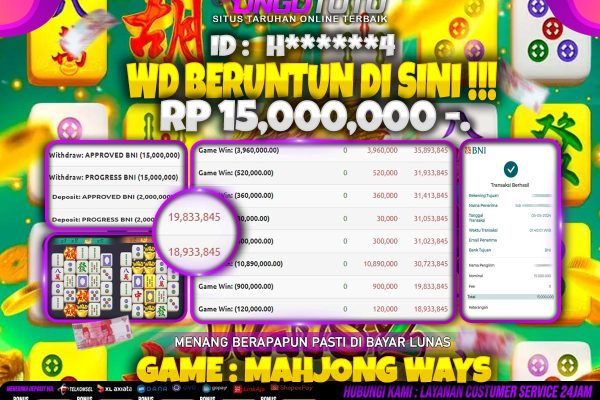 UNGUTOTO | lagi lagi jangan lewatkan kesempat nya bossku !!!