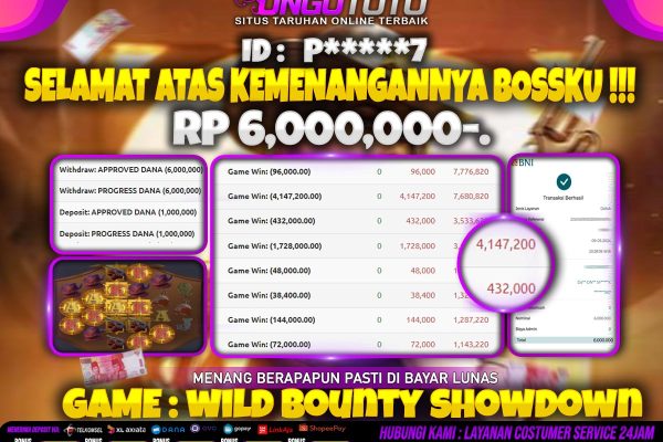 UNGUTOTO | Tangkap Kemenangannya di wild-bounty-showdown