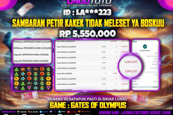 UNGUTOTO PASTI MUDAH KELUAR PERKALIAN BESAR YA BOSKU!!