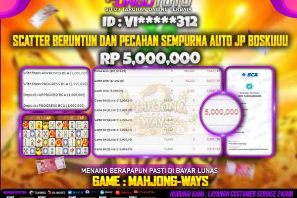 UNGUTOTO | BANJIR SCATTER BOSKU UNGUTOTO !!!