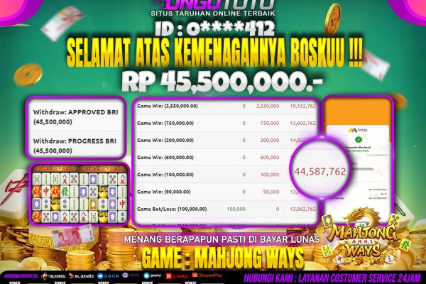 UNGUTOTO | SELAMAT ATAS KEMENANGAN BESARNYA BOSKUUU !!!