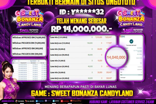 UNGUTOTO | SITUS PP SWEET BONANZA CANDYLAND