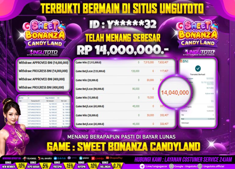 UNGUTOTO | SITUS PP SWEET BONANZA CANDYLAND