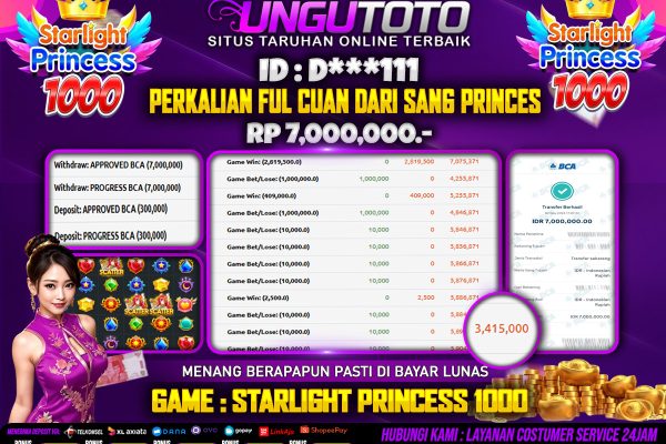 UNGUTOTO | SITUS SLOT STARLIGHT PRINCES TERGACOR