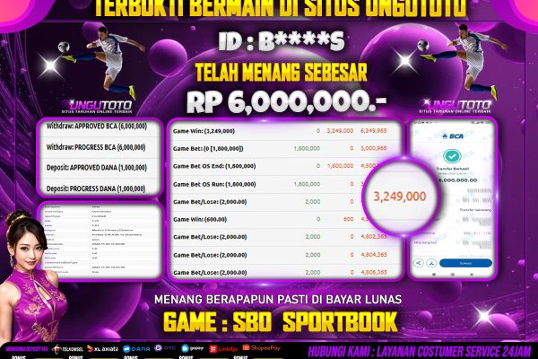 UNGUTOTO | SITUS BOLA AMAN DAN TERPERCAYA
