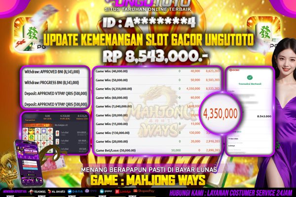 UNGUTOTO |MAHJONG NYA SEDANG GACOR DISINI