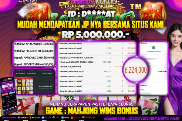 UNGUTOTO I MAHJONG WINS YANG SEDANG GACOR