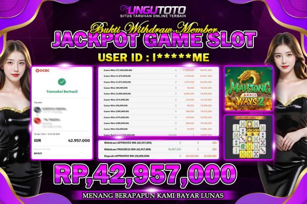 UNGUTOTO | SELALU MEMBERIKAN KEMENANGAN BESAR
