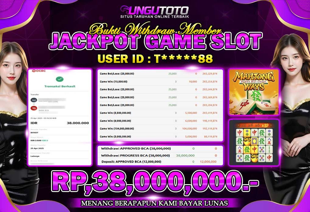UNGUTOTO | TANPA WAKTU LAMA WD DAN JP DI DAPATKAN