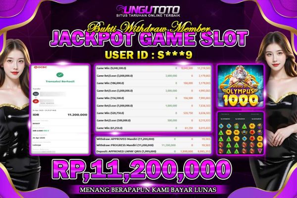 UNGUTOTO | JP DAN WD NYA SUDAH PASTI BOSKU