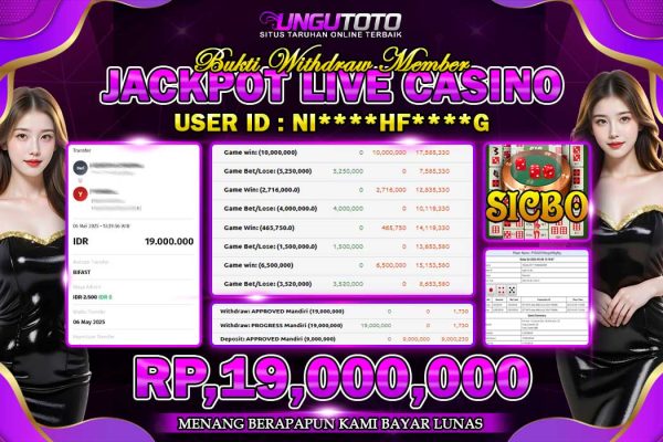 UNGUTOTO | JACKPOTNYA ADA DI SETIAP PUTARAN DISINI