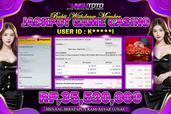 UNGUTOTO | MENANG BESAR TERBAYAR LUNAS !!!