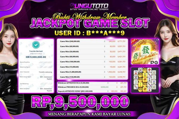 UNGUTOTO | SITUS BANYAK JACKPOTNYA