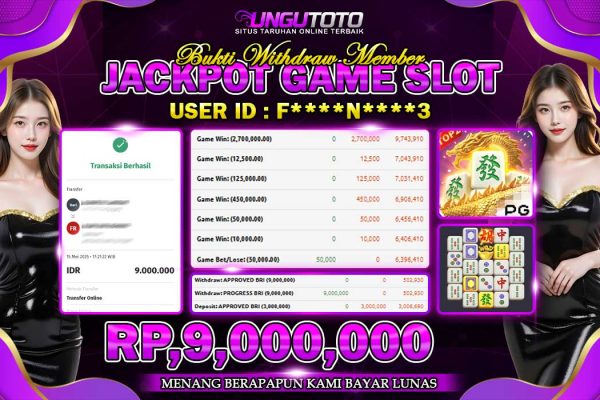 UNGUTOTO | SITUS SLOT RTP GACOR PALING AKURAT