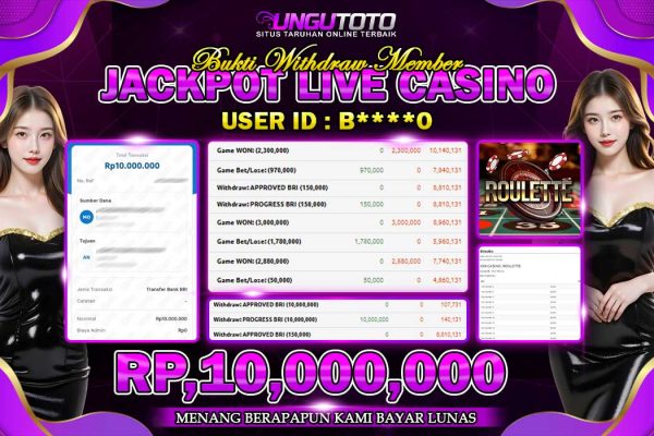 UNGUTOTO | SITUS LIVE CASINO ONLINE PALING GACOR