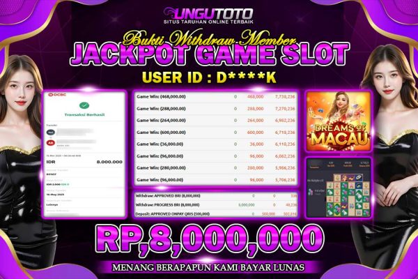 UNGUTOTO | PENYEDIA GAME SLOT GACOR TERBAIK !!
