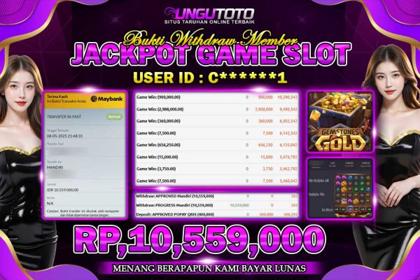 UNGUTOTO | PEMENANG BARU DENGAN SUANA BARU