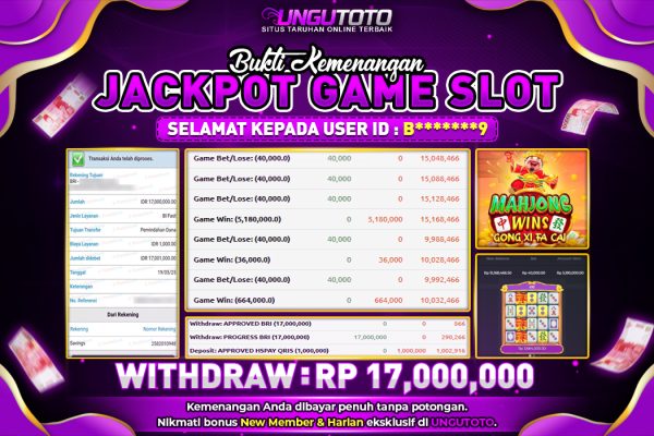 UNGUTOTO | PENYEDIA GAME SLOT KEMENANGAN TINGGI !!