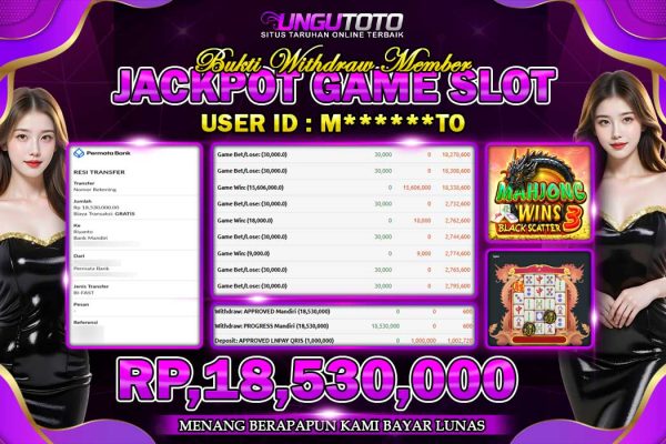 UNGUTOTO | GAME MAHJONG DENGAN PEMENANG BARU