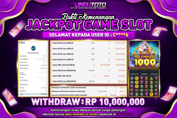 UNGUTOTO | BERMAIN NYA DAN RASAKAN MENANG BESAR !!
