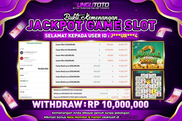 UNGUTOTO | HANYA DISINI TEMPAT GAME PALING GACOR!!!