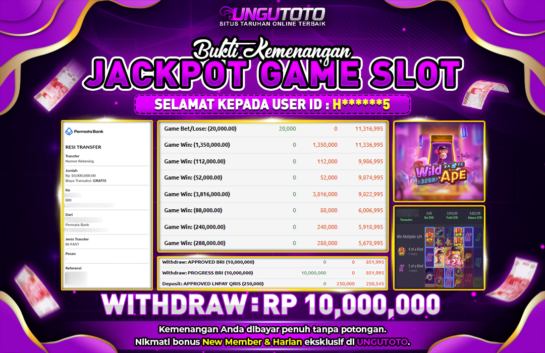 UNGUTOTO | DI MANA SAJA BERMAIN PASTI JP BOSKU !!