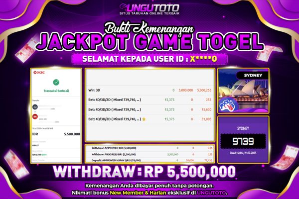 UNGUTOTO | FILING YANG TEPAT JP PASTI DI DAPAT