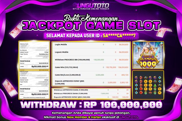 UNGUTOTO | GATES OF OLYMPUS 1000 GAME DENGAN PERKALIAN YANG SANGAT NYATA