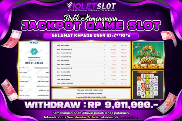 VIOLETSLOT | SLOT YANG BERKELASSS!!