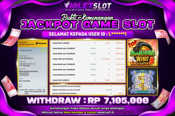 VIOLETSLOT | SITUS DENGAN SENSASI KEMENANGAN TERBAIK