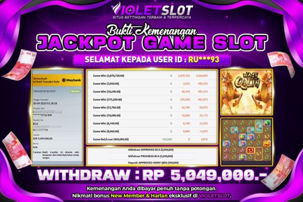 VIOLETSLOT || REKOMENDASI GAME YANG SANGAT GACOR HARI INI BOSKUUUU