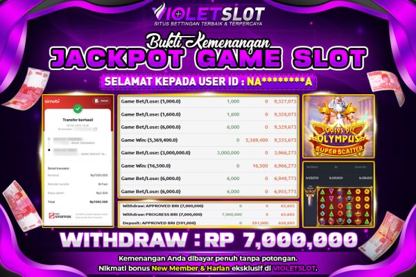 VIOLETSLOT | SITUS TERPERCAYA DENGAN MEMBERIKAN KEMENANGAN YANG BERLIMPAH