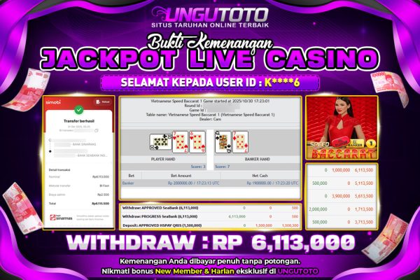 UNGUTOTO | Bermain Dengan Feeling Yang JP & WD Pasti Akan Mudah Di Dapatkan