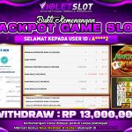 VIOLETSLOT | BUKTI PEMENANG PRAGMATIC MAHJONG WINS 2 TANGGAL 27 OKTOBER 2025 RP. 13,000,000,. LUNAS