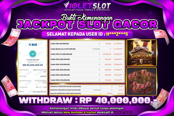 VIOLETSLOT | BUKTI JACKPOT SLOT – PG SOFT WILD BOUNTY SHOWDOWN