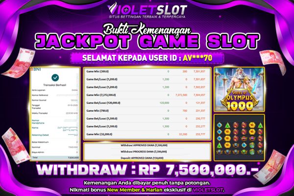 VIOLETSLOT | SLOT TERGACOR DAN AMANAH | SERVER THAILAND