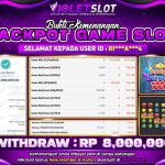VIOLETSLOT | BUKTI PEMENANG PRAGMATIC STARLIGHT PRINCESS 1000 TANGGAL 27 OKTOBER 2025 RP. 8,000,000,. LUNAS
