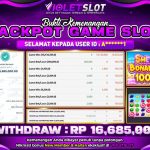 VIOLETSLOT | BUKTI PEMENANG PRAGMATIC SWEET BONANZA 1000 TANGGAL 27 OKTOBER 2025 RP. 16,685,000,. LUNAS