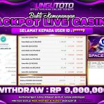 UNGUTOTO | BUKTI PEMENANG LIVE CASINO SPACEMAN TANGGAL 31 OKTOBER 2025 RP. 9,000,000,. LUNAS