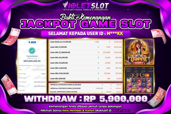 VIOLETSLOT | BUKTI JACKPOT SLOT PG SOFT – QUEEN OF BOUNTY DI BAYAR LUNAS
